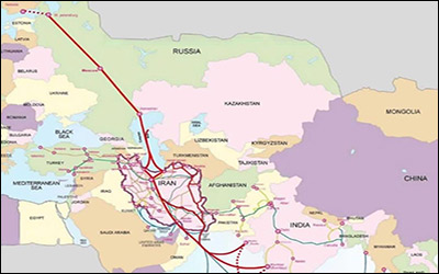 استفاده از کریدور شمال - جنوب یکی از راه‌های تنفس اقتصاد تحریم شده روسیه