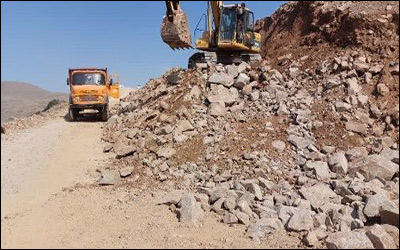 اتمام زیرسازی ۵ کیلومتر راه روستایی اسلام‌آباد - فیله‌ورین در شهرستان خرمدره