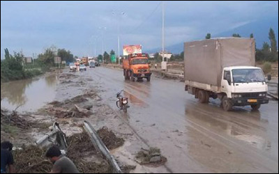 مسیر سیل زده نوکنده در غرب استان گلستان بازگشایی شد