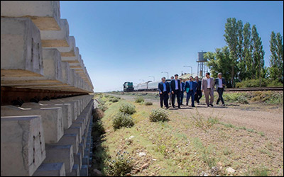 افتتاح ۱۰۶ کیلومتر از خط دوم راه آهن قزوین - زنجان تا پایان سال جاری