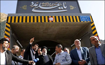 افتتاح مسیر رفت منطقه ۲ آزادراه تهران - شمال با حضور رییس‌جمهور