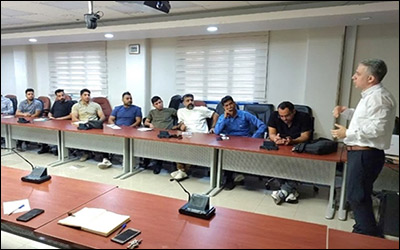 برگزاری دوره آموزشی علت یابی حریق در بندر بوشهر