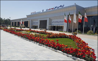 توسعه شبکه پروازهای بین المللی از فرودگاه شیراز طی دو ماه گذشته
