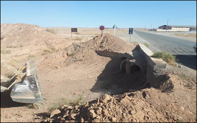 مرمت بیش از ۱۰۰ کیلومتر از جاده های خاکی و شوسه شهرستان جغتای طی خرداد ماه