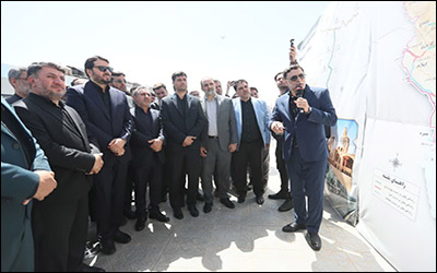 بهره‌برداری از راه‌آهن یزد - اقلید و افتتاح ایستگاه مهریز توسط وزیر راه و شهرسازی