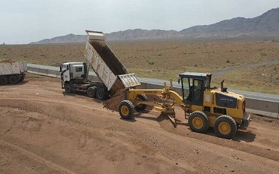 انجام ۷۶ کیلومتر عملیات شانه سازی در راه‌های شهرستان نمین