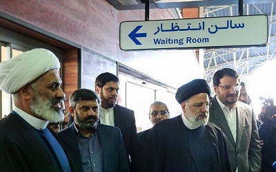 افتتاح مترو تهران - پرند با حضور رئیس جمهور