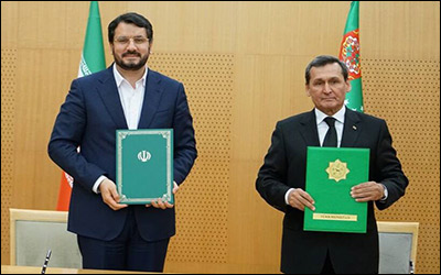 امضا سند یادداشت همکاری کمیسیون مشترک همکاری‌های اقتصادی ایران و ترکمستان