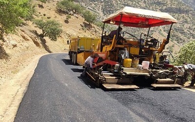 رفع افتادگی ۲۵۳ کیلومتر از شانه راه های شهرستان اردبیل