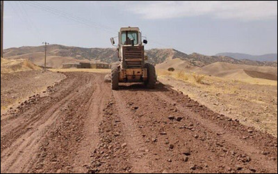 زیرسازی ۲۵ کیلومتر راه روستایی در شهرستان دلفان