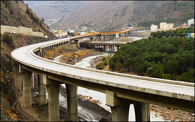 مقاومت پل‌های آزادراه منجیل - رودبار در برابر زلزله