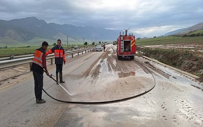 ۲۳۶ ناوگان راهداری گلستان در بارندگی های ۳ روز اخیر فعالیت داشتند