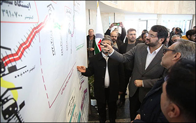 بازدید وزیر راه و شهرسازی از راه‌آهن میانه - اردبیل
