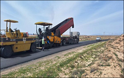 افزایش ۳۷ درصدی احداث ، بهسازی و روکش آسفالت راه های فرعی و روستایی خراسان شمالی