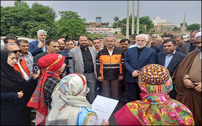 بهره برداری از پل میلاد کلاله در شرق استان گلستان