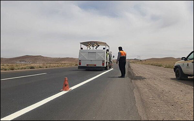 اجرای خط کشی ۵۵۰ کیلومتر از جاده های سیستان و بلوچستان طی سه ماهه اول سال جاری