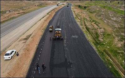 چهارخطه سازی بخشی از مسیر اهواز - هفتکل - باغملک