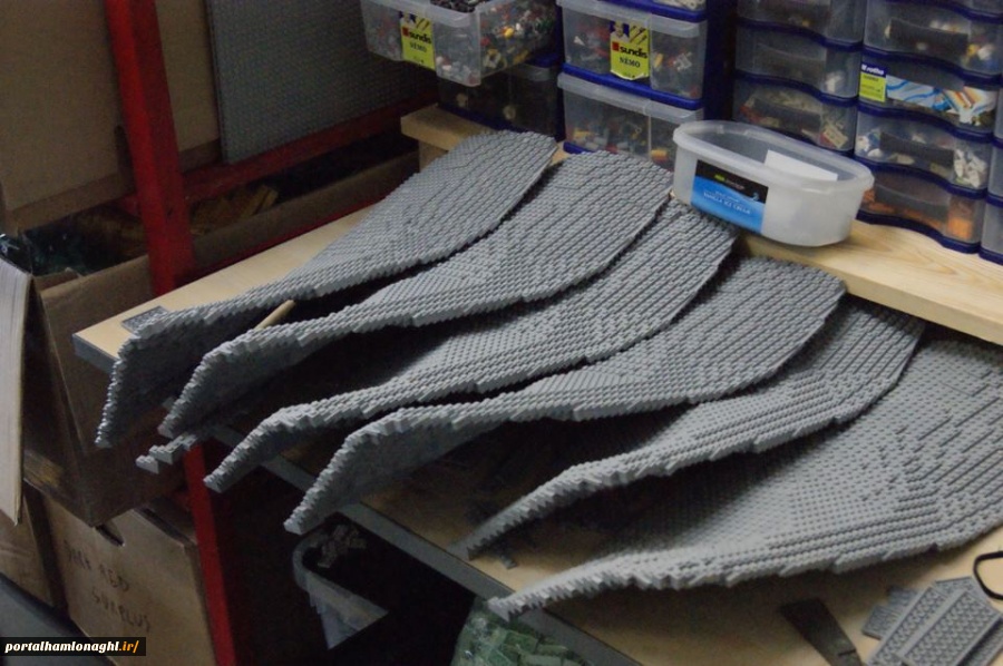 نخستین موتور جت ساخته شده از قطعات لگو توسط رولز رویس