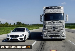 سیستم مرسدس بنز برای رفع نقطه کور در کامیون