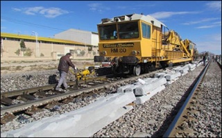 پیشرفت 60 درصدی دوخطه کردن راه آهن بافق – زرین شهر