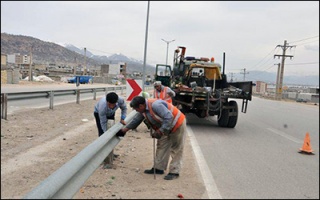 ایمن‌سازی راه های دو شهرستان سرپل ذهاب و قصرشیرین