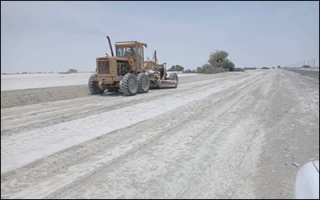 تسطیح بیش از ۱۰۰۰ کیلومتر از حریم راه های استان اردبیل