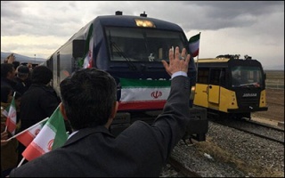 افتتاح ایستگاه باباکمال در راه آهن غرب کشور