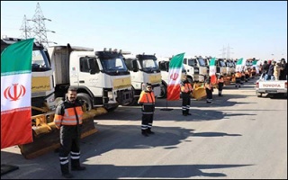 آمادگی راهداری استان البرز در مقابله با بحران ها در رزمایش الی بیت المقدس به نمایش گذاشته شد