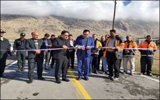 افتتاح پروژه بهسازی و روکش آسفالت راه‌های شهرستان سیروان در استان ایلام