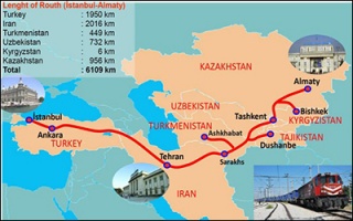 انسداد ناشی از ازدحام در خطوط ترانزیت ریلی قزاقستان ؛ سهم ایران از چین - اروپا همچنان صفر