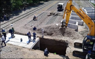 گامی در جهت افزایش ایمنی ؛ احداث زیرگذر در خطوط ریلی پرتردد تهران