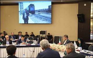 حرکت نمادین قطار ترانزیتی ترکیه - ترکمنستان از ایستگاه آپرین