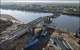 پیشرفت ۸۸ درصدی احداث پل عنافچه در استان خوزستان