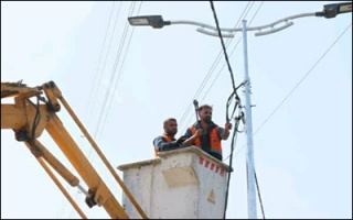 احداث سیستم روشنایی کمربندی لنگرود در استان گیلان