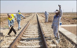 افزایش سرعت و کاهش زمان سیر در محور ریلی اهواز - خرمشهر - شلمچه