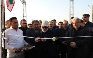 افتتاح ۵ پروژه اربعینی اداره کل راه و شهرسازی خوزستان در مسیر طریق الحسین