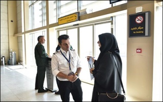 بررسی نحوه خدمت‌رسانی به زائران اربعین از فرودگاه سمنان