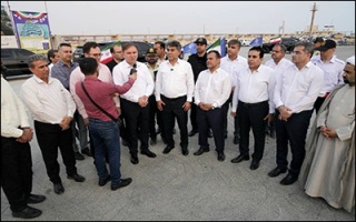 اسکله ۹۰ متری بندر محمد عامری شهرستان تنگستان به بهره‌برداری رسید