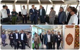بازدید مدیرعامل شرکت فرودگاه‌ها از طرح‌های توسعه ، بهسازی و زیرساختی فرودگاه بوشهر