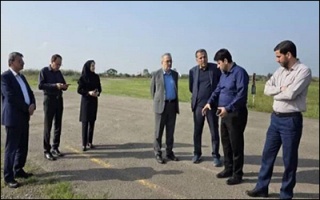 رشد بیش از ۹۰ درصدی پروژه استریپ‌سازی و زهکشی فرودگاه رشت