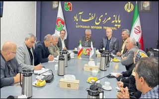 برگزاری بیست و دومین جلسه هیئت مدیره انجمن صنفی شرکت های حمل و نقل بین المللی استان خراسان در مرز لطف آباد