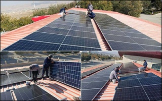 بهره برداری از نیروگاه خورشیدی در فرودگاه بجنورد