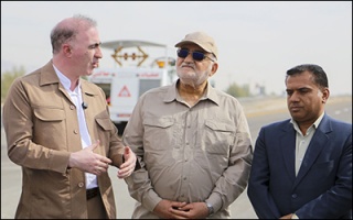 آغاز بهره‌برداری آزمایشی از ۱۰ کیلومتر باند دوم محور ترانزیتی لار – بندرعباس