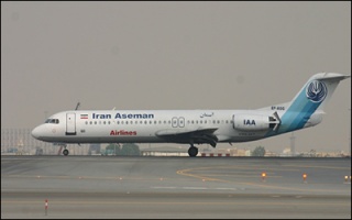 بازگشت فوکر ۱۰۰ به ناوگان پروازی آسمان پس از انجام چک سنگین