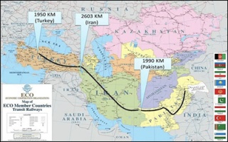 ترکیه و پاکستان برای از سرگیری خط ریلی باری از مسیر ایران مذاکره می‌کنند