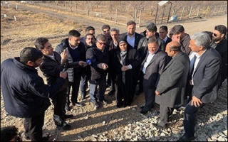 بازدید وزیر راه و شهرسازی از اتمام عملیات ریل گذاری دو خطه زنجان - قزوین