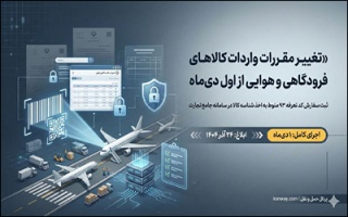 تغییر مقررات واردات کالاهای فرودگاهی و هوایی از اول دی‌ماه