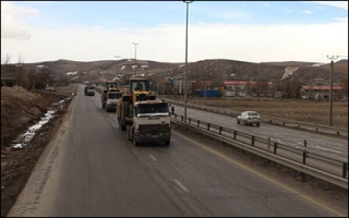 اضافه شدن ماشین‌آلات جدید به ناوگان راهداری استان اردبیل