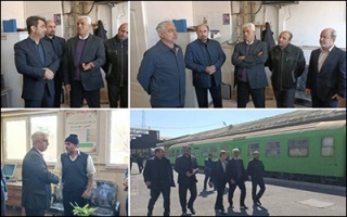 پایداری بی‌وقفه خدمات ریلی در روزهای جنگی  بازدید میدانی مدیران راه‌آهن از ایستگاه تهران