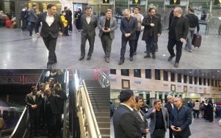 بازدید شبانه قائم‌مقام مدیرعامل راه‌آهن از بخش‌های مختلف ایستگاه تهران  قدردانی از تلاش کارکنان در شرایط ویژه خدمت‌رسانی